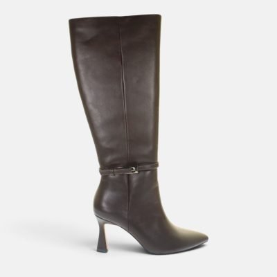 Stivali tacco stiletto fibbia tmoro