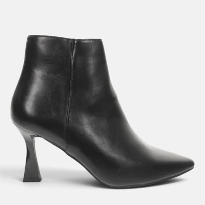 Stivaletti tacco stiletto minimal nero