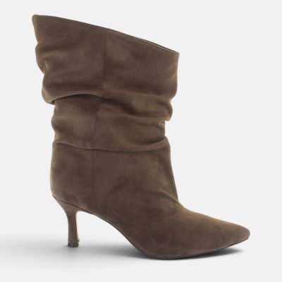 Stivali gambale morbido tacco stiletto tmoro