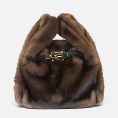 Borsa a mano ecopelliccia accessorio tmoro